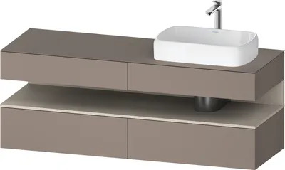 Produktbild von DURAVIT QA4778083430000 QTG KWTU WH Ek. 1600x550x600 bs. Mt.