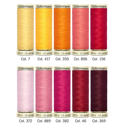 Produktbild von Gütermann Nähfaden-Set Allesnäher 10x100m Col.4