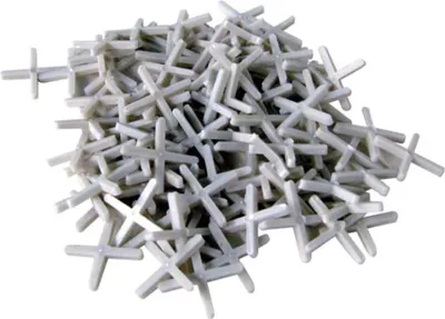 Produktbild von Toolland Fugenkreuz, 250 Stück, Kunststoff, Weiß, Fugenbreite 3 mm