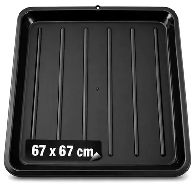 Produktbild von com-four® Grillrost Reinigungswanne 67 x 67 cm aus Kunststoff
