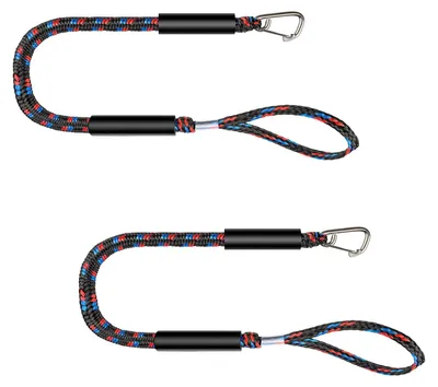 Produktbild von Bungee-Andockseil mit Haken – Elastisches Ankerseil für Boot, Kajak, Jetski, Ponton, Kanu