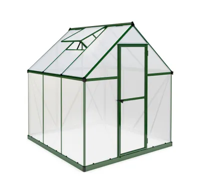 Produktbild von Palram - Canopia Aluminium Gewächshaus Mythos 66 Grün 186x185x208 cm