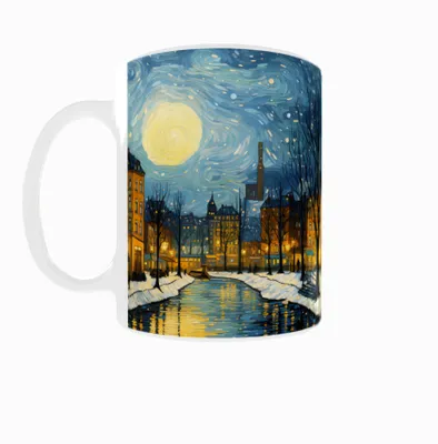 Produktbild von Kubek 300ml Nachtlandschaften mit VanGogh-Stylus v1