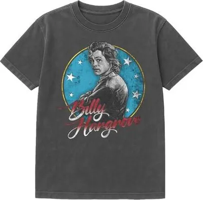 Produktbild von Stranger Things T-Shirt Herren Billy Hargrove Band multicolor XL