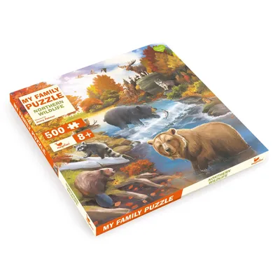 Obrázek produktu pro Magellan Rodinné puzzle Divoká zvěř Severu 500 dílků