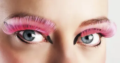 Produktbild von Wimpern XL, neonpink