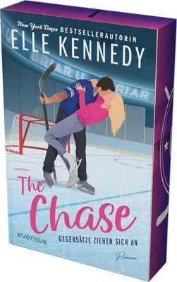 A book cover depicting a couple kissing on an ice rink.