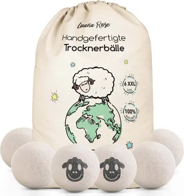 Produktbild von Luana Rose Trocknerbälle für Wäschetrockner - Schafwolle