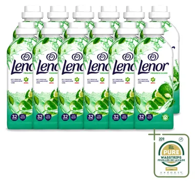 Produktbild von 12 x Lenor Freshness Guard Weichspüler - 800 ml - Vorratspackung - 12 Stücke