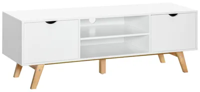 Imagen del producto de Mueble de TV: mueble multimedia moderno con espacio de almacenamiento, cajones y gestión de cables