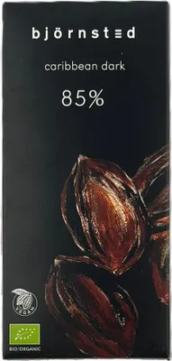Produktbild von Björnsted Caribbean Dark 85% Bitterschokolade 100g -
