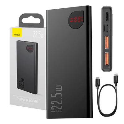 Produktbild von Baseus 6932172618292, 10000 mAh, Lithium-Ion (Li-Ion), Schwarz