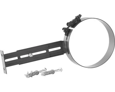 Produktbild von Rohrhalterung Bertrams Ø 130 mm senotherm lackiert gussgrau