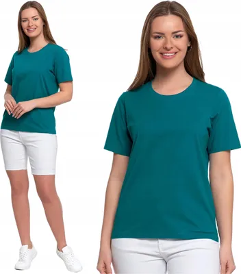 Produktbild von Damen T-Shirt mit kurzen Ärmeln ohne Seitennähte. Locker sitzendes Shirt MORAJ S
