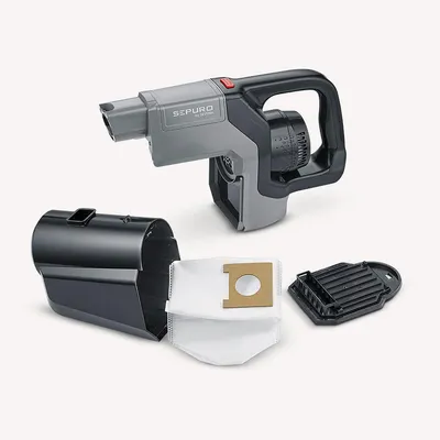 Image de Aspirateur balai 2en1 rechargeable avec sac 18v gris - Severin - HV7185 - sepuro