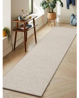 Produktbild von Küchenläufer Teppich 65x240 cm Beige Polyester Rutschfest