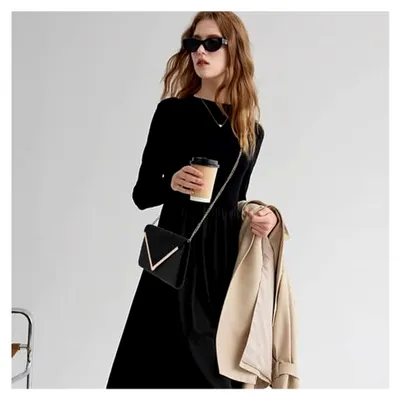Produktbild von Damen Clutch aus Samt - elegante Abendtasche für Hochzeiten und Partys