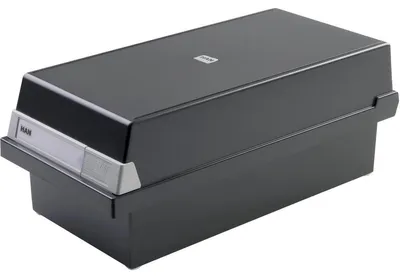 Produktbild von HAN Karteikasten, A5 quer, für 1.30 0 Karten, schwarz (81420499)