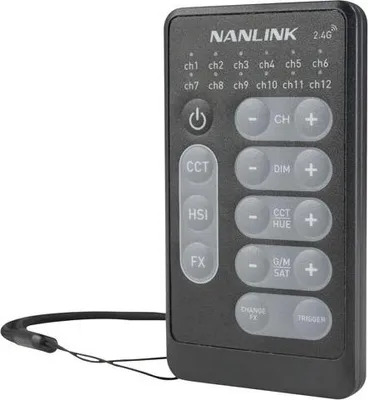 Produktbild von Nanlite WS-RC-C2, Fernbedienung, Schwarz, China, Lithium-Ion (Li-Ion), 100 mm, 175 mm