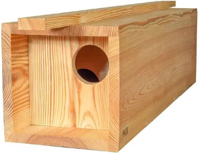 Produktbild von Vogelhaus - Nistkasten Für Steinkauze MKW - Stabiler nisthaus für Wildvögel und Gartenvögel - aus Nadelholz - Wetterfest