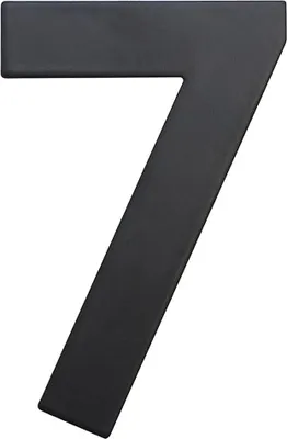 Obrázek produktu pro Nerezové číslo RN.75L.7.CE v plochém „2D“ provedení, matná černá