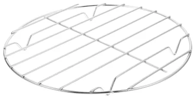 Productafbeelding van Roestvrijstalen grillrooster - Rond en vaatwasmachinebestendig - Grillaccessoire - Ø 22 cm