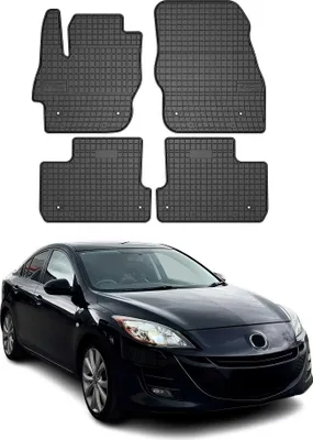 Produktbild von 2010-2014 Mazda 3 Fußmatten Gummi Schwarz 4 tlg