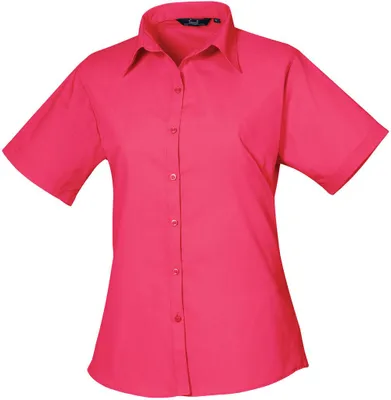 Immagine prodotto di Premier Workwear - Camicetta a maniche corte in popeline da donna
