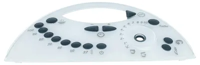 Produktbild von vhbw Bedienfeld Blende kompatibel mit Vorwerk Thermomix TM31 Küchenmaschine - Frontabdeckung Schwarz Grau Weiß