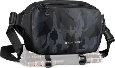 Produktbild von K&F Concept Kamera-Rucksack Fotografen Canon Nikon Sony DJI Mavic Drohnen-Rucksack Tarnung Blau Schwarz