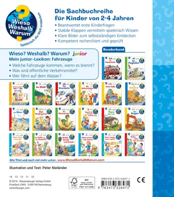 Produktbild von Wieso? Weshalb? Warum? Mein junior-Lexikon: Fahrzeuge