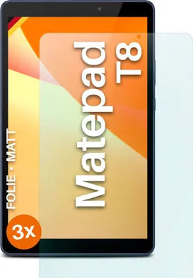 Produktbild von moex® 3x Schutzfolie kompatibel mit Huawei MatePad T 8 - Displayschutzfolie Anti Reflex Folie, Matt