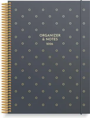 Image de Burde Calendrier Organiseur & Notes 2026 bleu