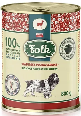 Image de Alimentation humide pour chiens NARODNA Mazurska pyszna sarnina 800 g