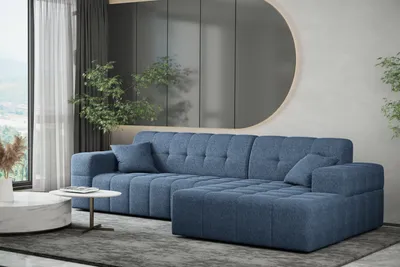 Produktbild von Kaiser Möbel Ecksofa Eckcouch NIMES stoff Verita Marineblau Rechts