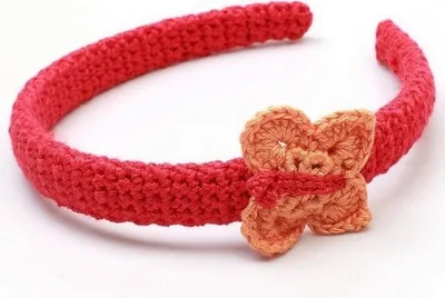 Produktbild von Naturzoo Haarband / Diadem für Babyfallerrot rot / orange