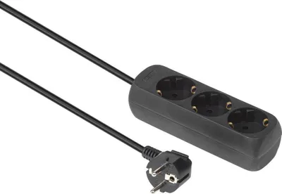 Immagine prodotto di presa Schuko a 3 vie 1,5M Nero