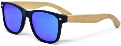 Produktbild von Omgoods – Holzsonnenbrille für Damen und Herren mit Acetatrahmen und UV400-Polarisationsgläsern
