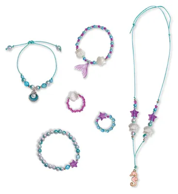 Produktbild von Janod Schmuck Bastelset - Magic Ocean - kreative Perlen und Anhänger