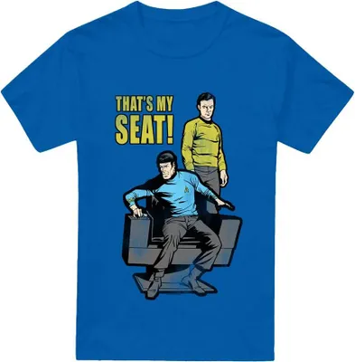 Immagine prodotto di Star Trek - Maglietta "Il mio posto" da uomo TV5614 (L) (blu reale)