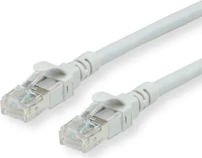 Immagine prodotto di Roline - Cavo patch - da RJ-45 (M) a RJ-45 (M) - 20 m - SFTP, PiMF - CAT 6 - senza alogeni, stampato, a trefoli - grigio