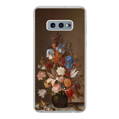 Produktbild von MuchoWow® Handyhülle Schutzhülle Hülle für Samsung Galaxy S10e Stilleben mit Blumen - Kunst - Alte Meister Silikon Softcase Handy Hülle - Handy