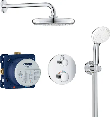 Obrázok produktu pre Sprchový systém s termostatom pod omietku Grohe Tempesta 210 34727000