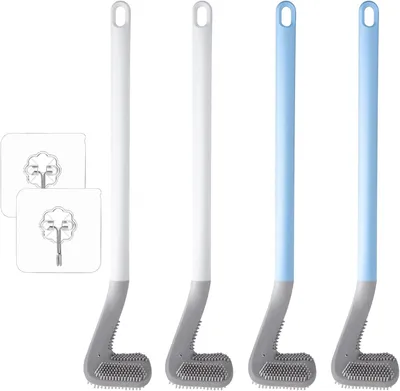 Produktbild von Toilettenbürste, Silikon, Wandmontage, Leicht zu reinigen, für hygienische Toiletten