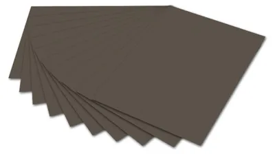 Obrázok produktu pre folia 6470 - Hlinený papier tmavohnedý, DIN A4, 130 g/m², 100 listov - na tvorbu a kreatívny dizajn pohľadníc, obrázkov na okná a na scrapbooking