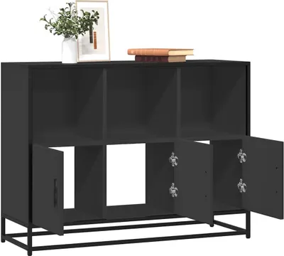 Obrázek produktu pro vidaXL Příborník černý 100x35x76 cm materiál na bázi dřeva
