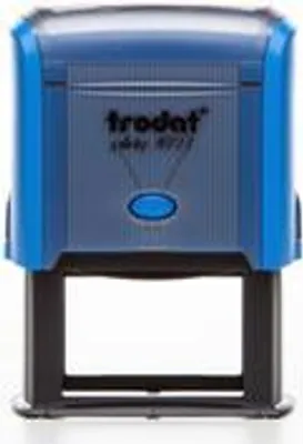 Produktbild von Trodat Stempel Printy. Form: Rechteckig, Produktfarbe: Schwarz, Blau (742460)