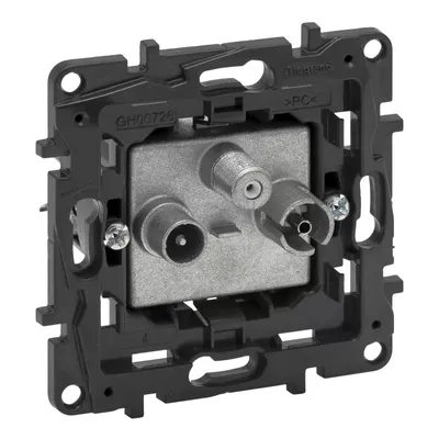 Produktbild von Legrand Niloe Step Einsatz Tv-R-Sat Einzeldose 864057