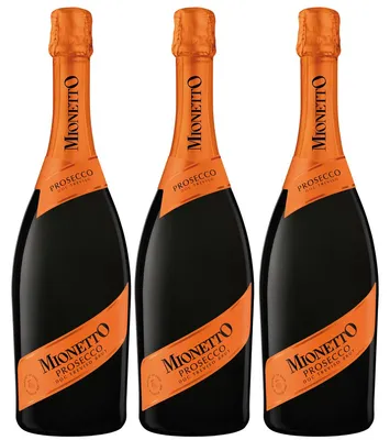 Image de Mionetto Prosecco DOC Treviso Brut âpre Prestige Vegan 750ml 3er Pack