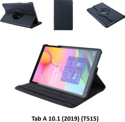 Produktbild von 360° Rotatable Black Book Case Tablet for Tab A 10.1 (2019) (T515) 2 Viewing Positions